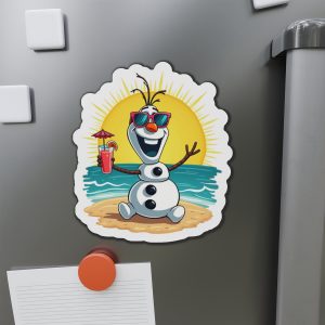 Disney Cruise Line Door Magnet, Frozen Summer Fun Snowman, Fridge Magnets, Refrigerator Decor, Cute Kitchen Magnets