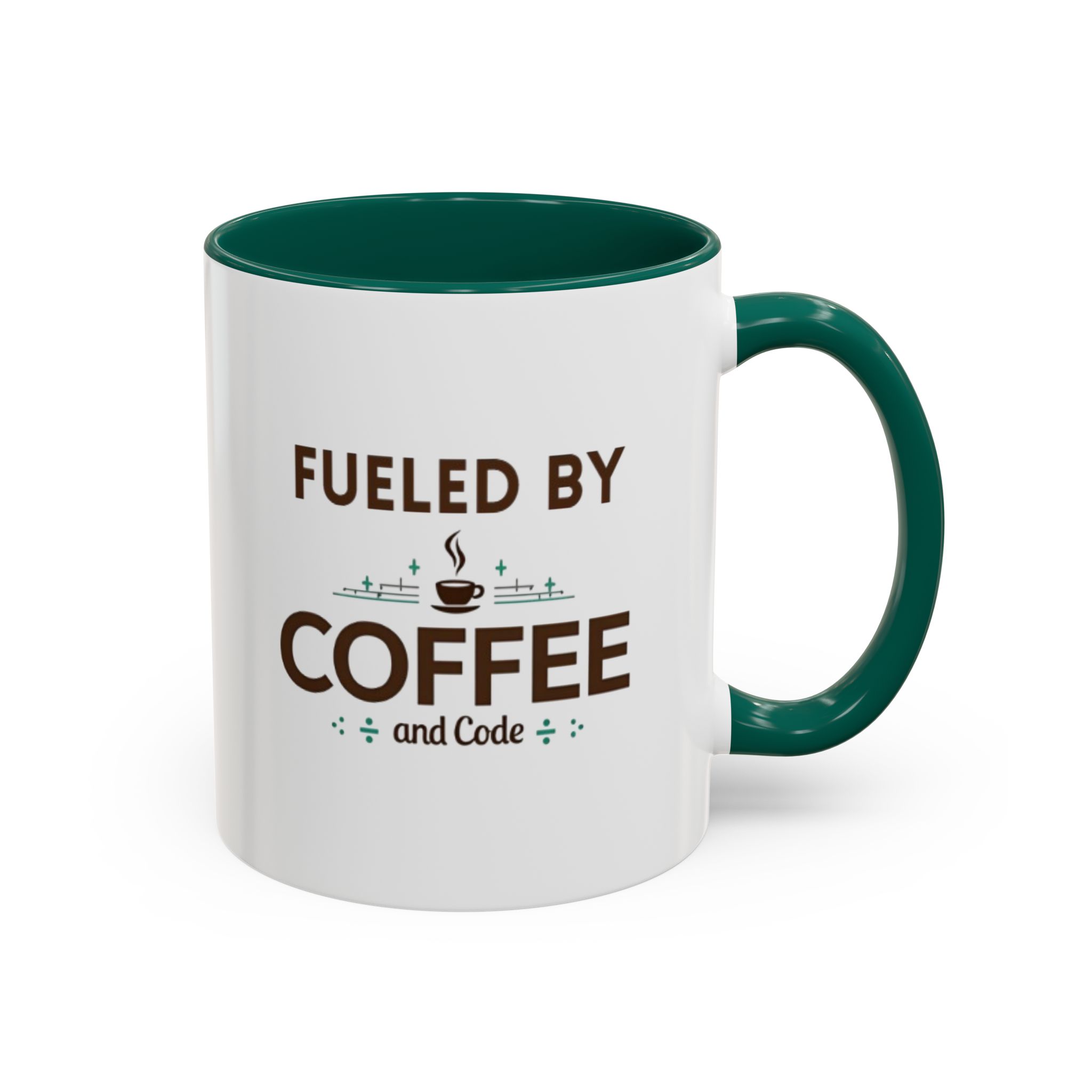 Fueled by Coffee and Code mug, fun colors, programmer humor, funny coffee cup - Image 21