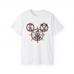 Nautical Disney T-Shirt, Perfect for Family Vacations, Beach Days, Birthdays, Gift for Disney Lovers, Summer Fun
