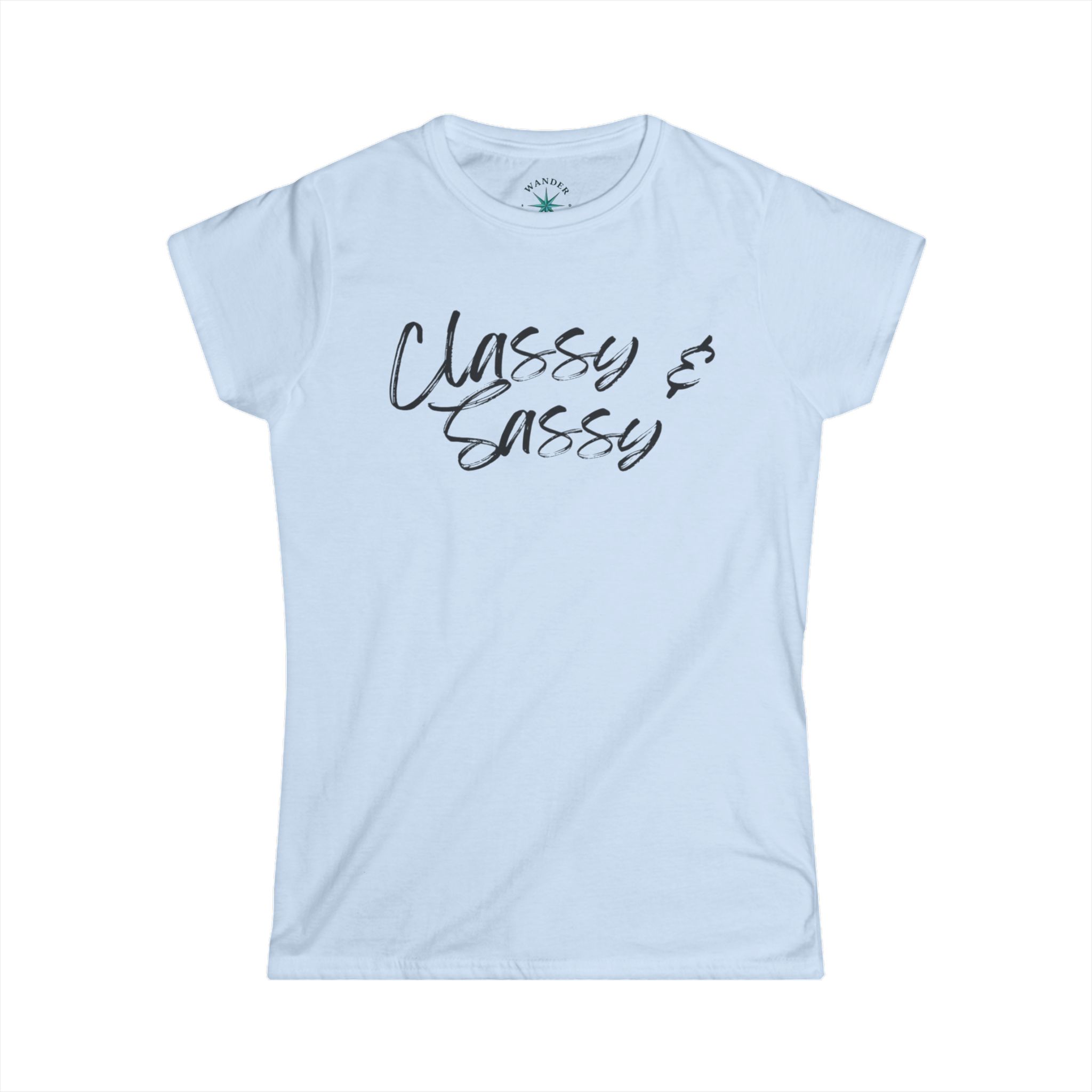Classy and Sassy Women's Softstyle Tee, Funny Christmas Gift, Humor Shirt, Womens Graphic Top, Sarcastic Holiday T-Shirt - Image 10