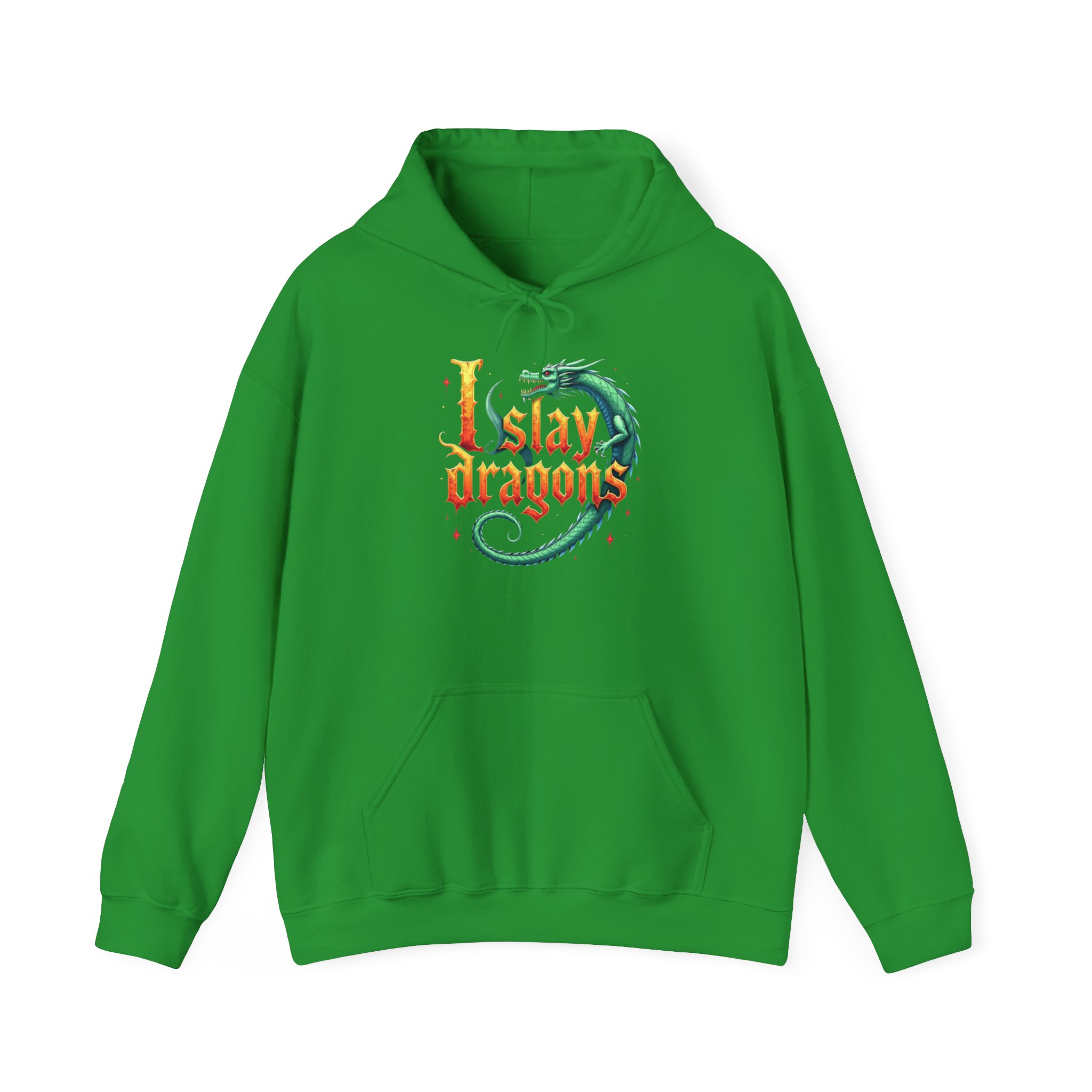 I Slay Dragons Hoodie - Fantasy RPG Gamer Sweatshirt for Dragon Lovers, D&D Fans, and Adventurers - Image 17
