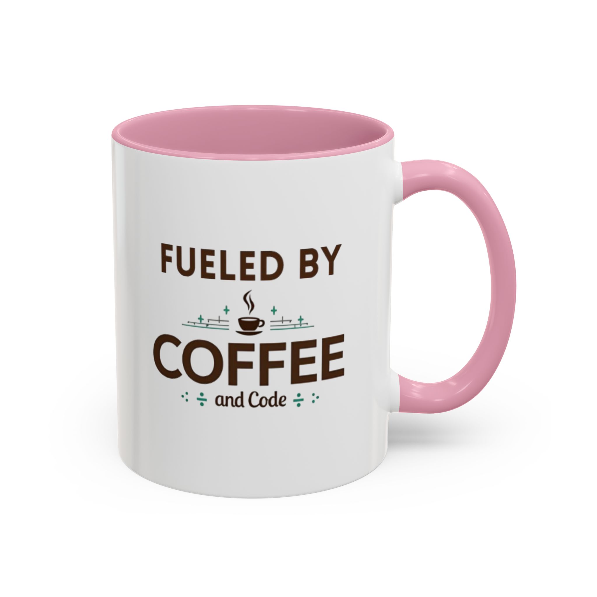 Fueled by Coffee and Code mug, fun colors, programmer humor, funny coffee cup - Image 47