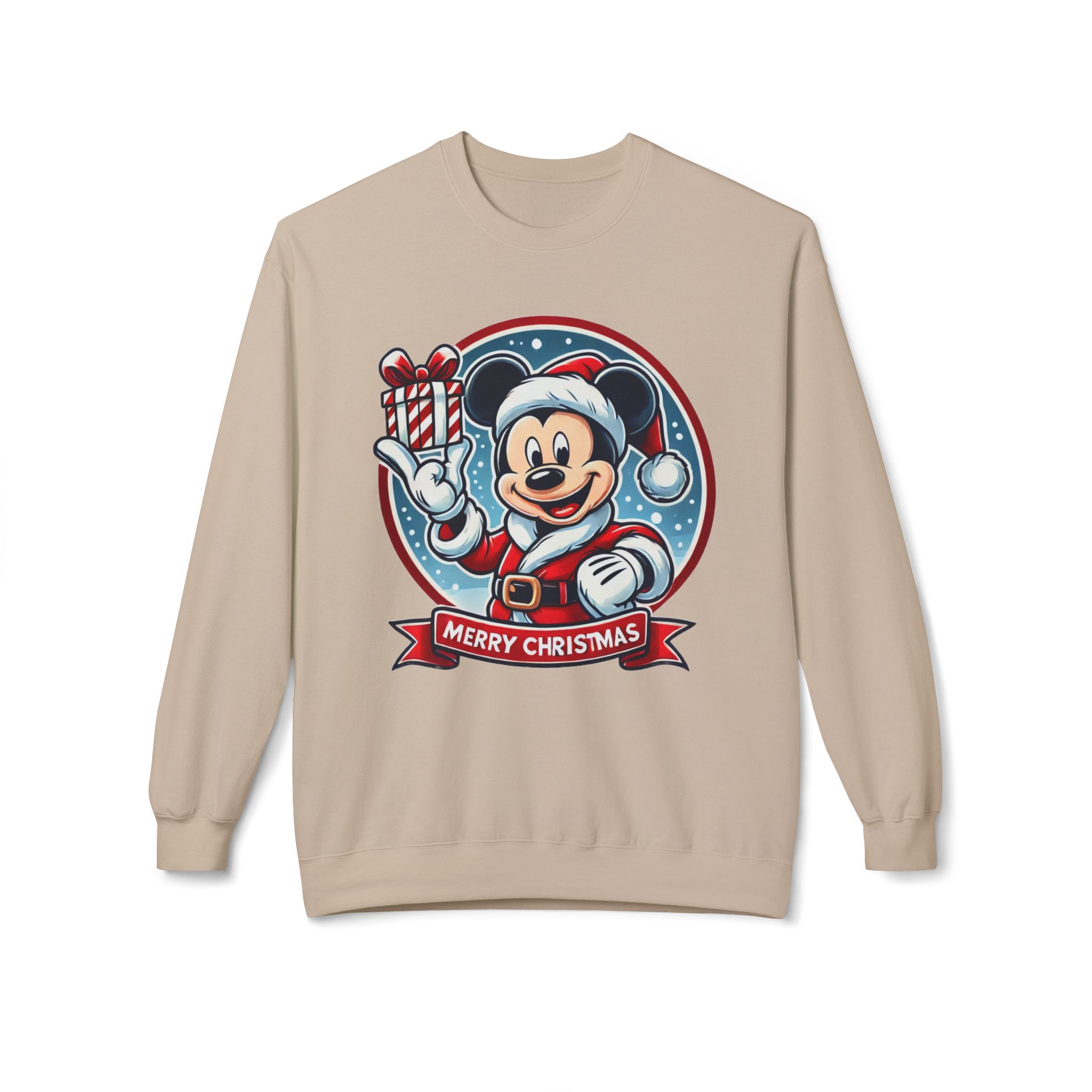 Festive Mickey Mouse Santa Sweatshirt - Merry Christmas Holiday Pullover - Disney Christmas Gift - Image 12