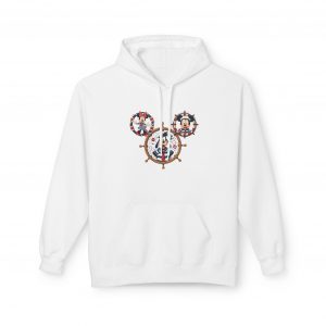 Nautical Adventure Hoodie, Perfect for Disney Lovers, Cozy Gift for Ocean Enthusiasts, Chill Vibes, Great for Casual Outings