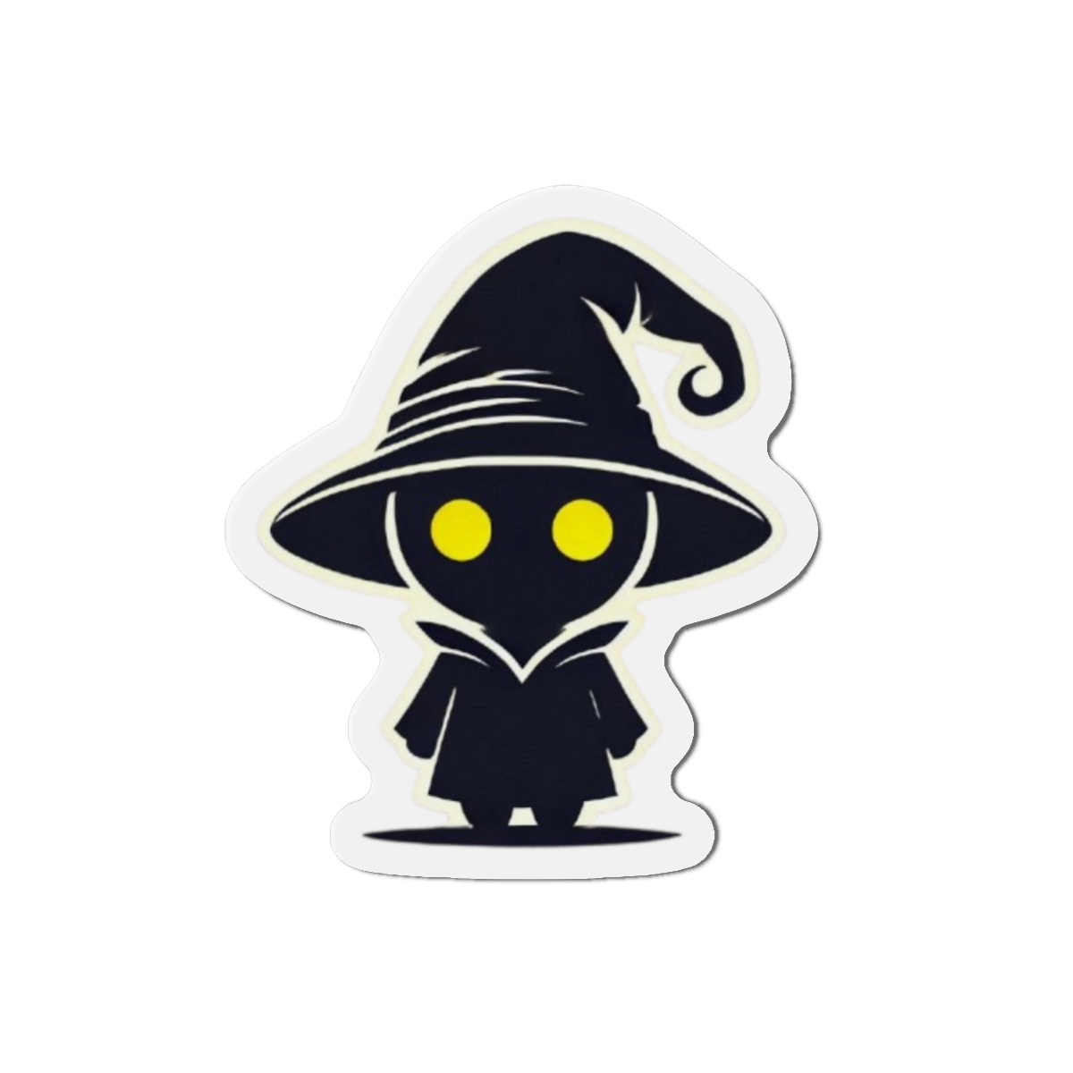 Adorable Black Mage-Inspired Die-Cut Magnet Fantasy Gaming Décor FFIX Vivi - Image 4