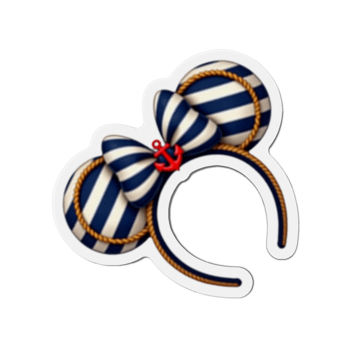 Nautical Disney Cruise Line Door Magnet, Minnie Ears Headband, Disney Lovers Gift, Fridge Magnet, Cute Kitchen Decor - Image 4