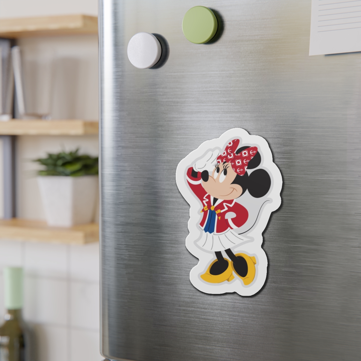 Disney Cruise Line Nautical Minnie Magnet, Cruise Door Magnet, Fridge Magnets, Refrigerator Decor - Image 6