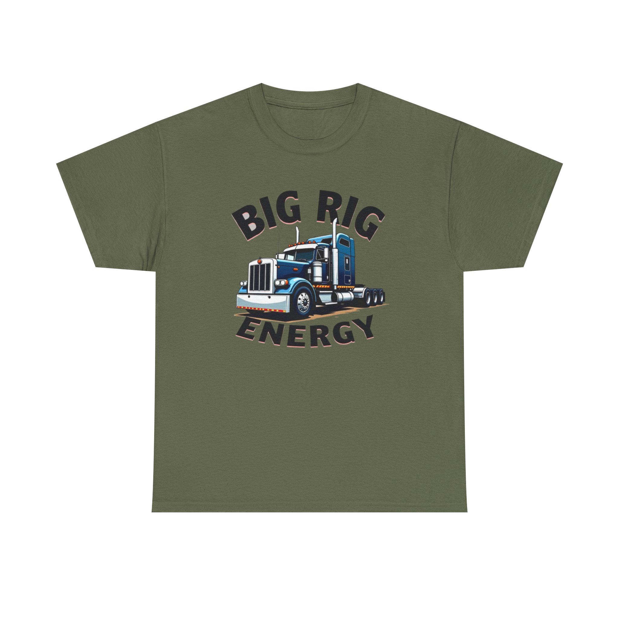 Big Rig Energy Unisex Heavy Cotton Tee, Funny Trucker Shirt, Gag Gift, Funny Truck Driver Shirt, Truck Lover Gift, Trucker Tee Shirt - Image 17
