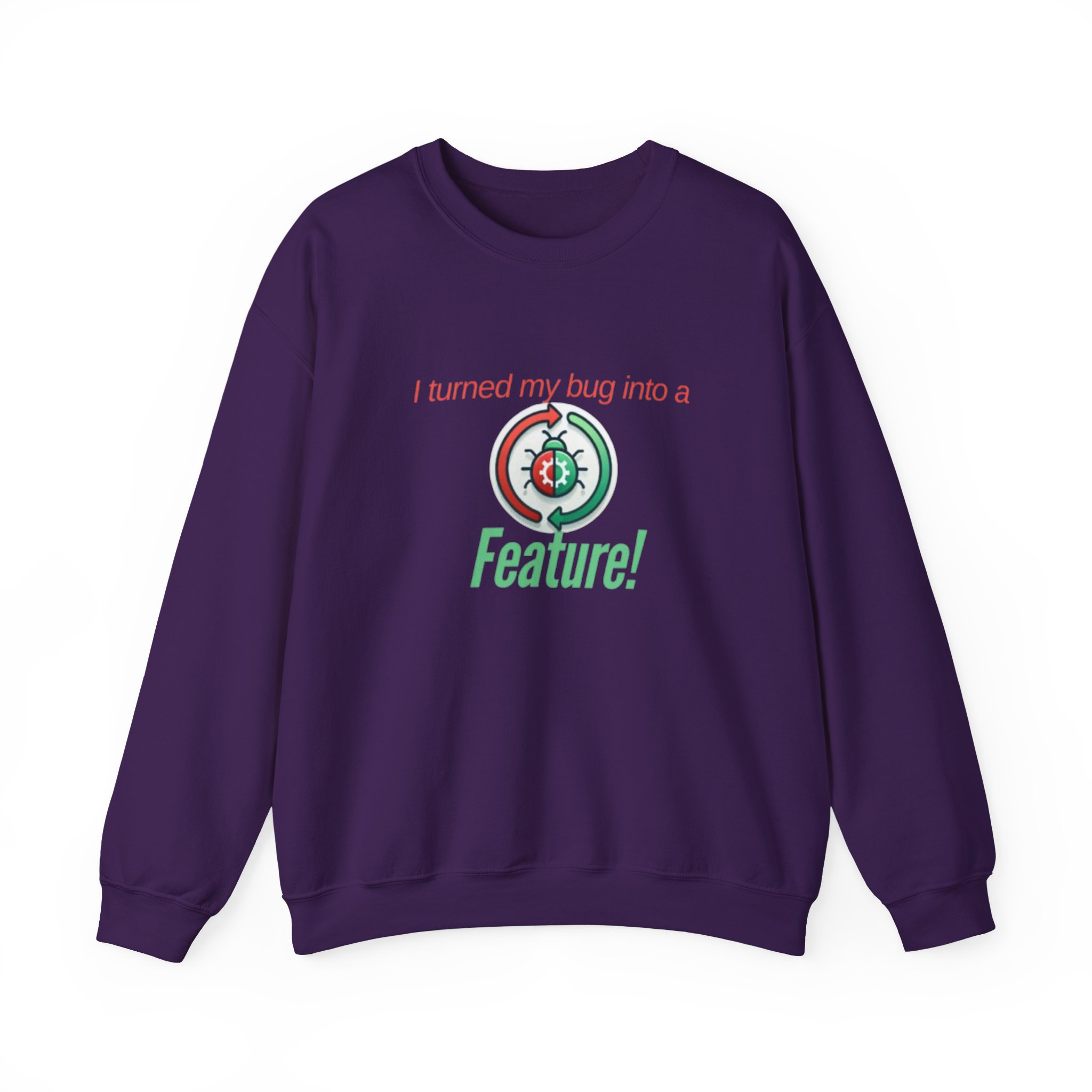 I Turned My Bug Into a Feature! Funny Programmer Pullover Sweatshirt Coding Humor for Developers, Software Engineers, and Tech Enthusiasts - Image 17