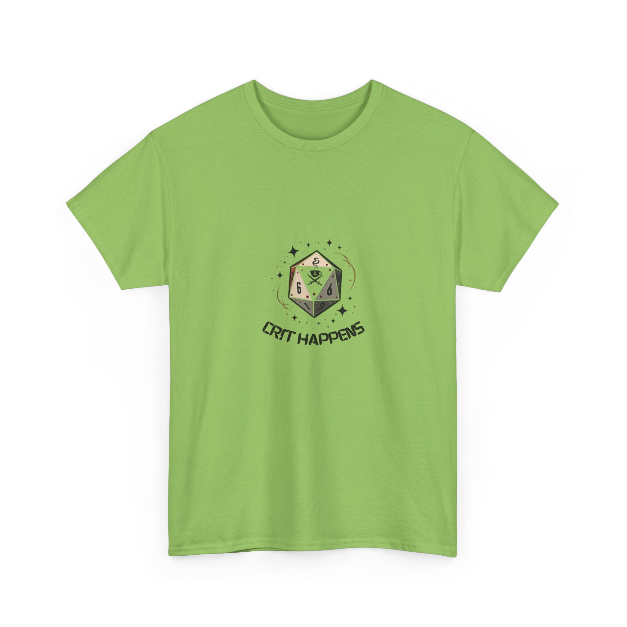 Crit Happens Tshirt- Funny RPG Coffee Lover Gift - Image 19