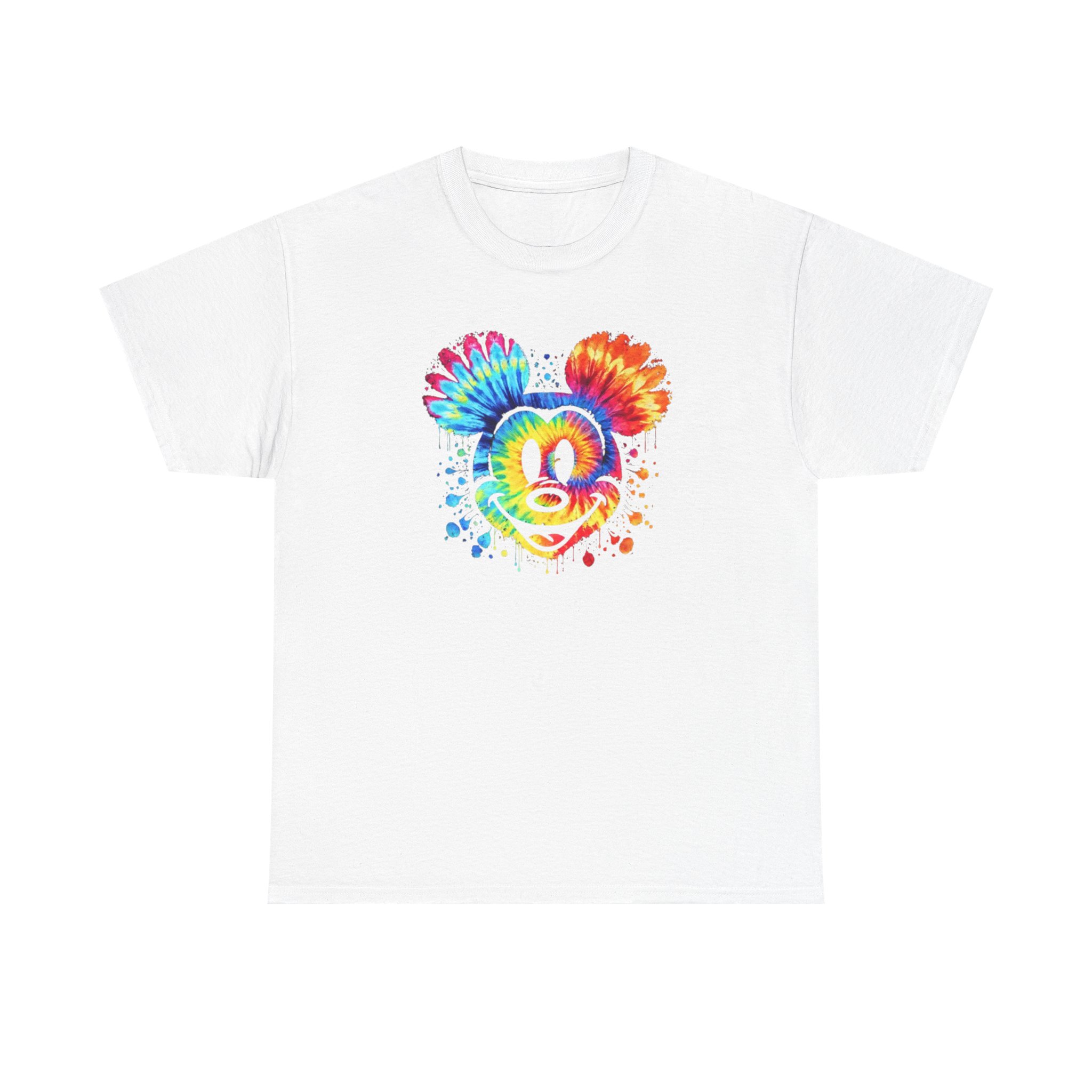 Tie Dye design Mickey Mouse Tee, Disney Cruise Shirt, Unisex T-Shirt, Disney Park Apparel, Bright Fun Shirt