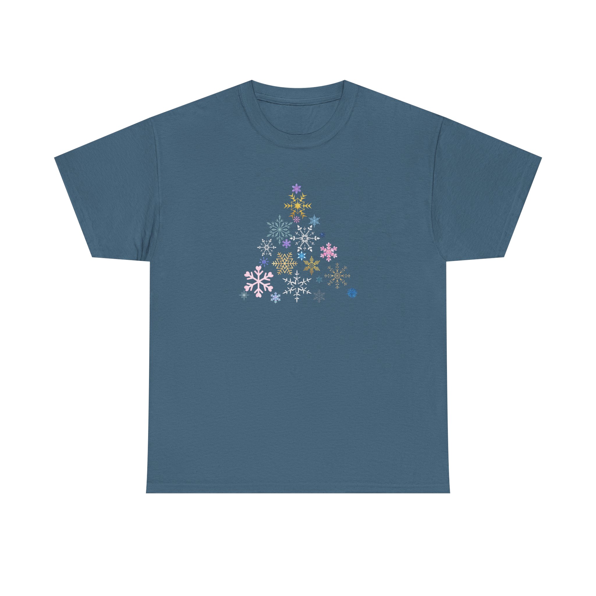 Christmas Tree Snowflake T-Shirt, Festive and Fun, Colorful Design, Holiday Tee for Winter Celebrations, Unisex Cotton Tee, Christmas Gift - Image 25