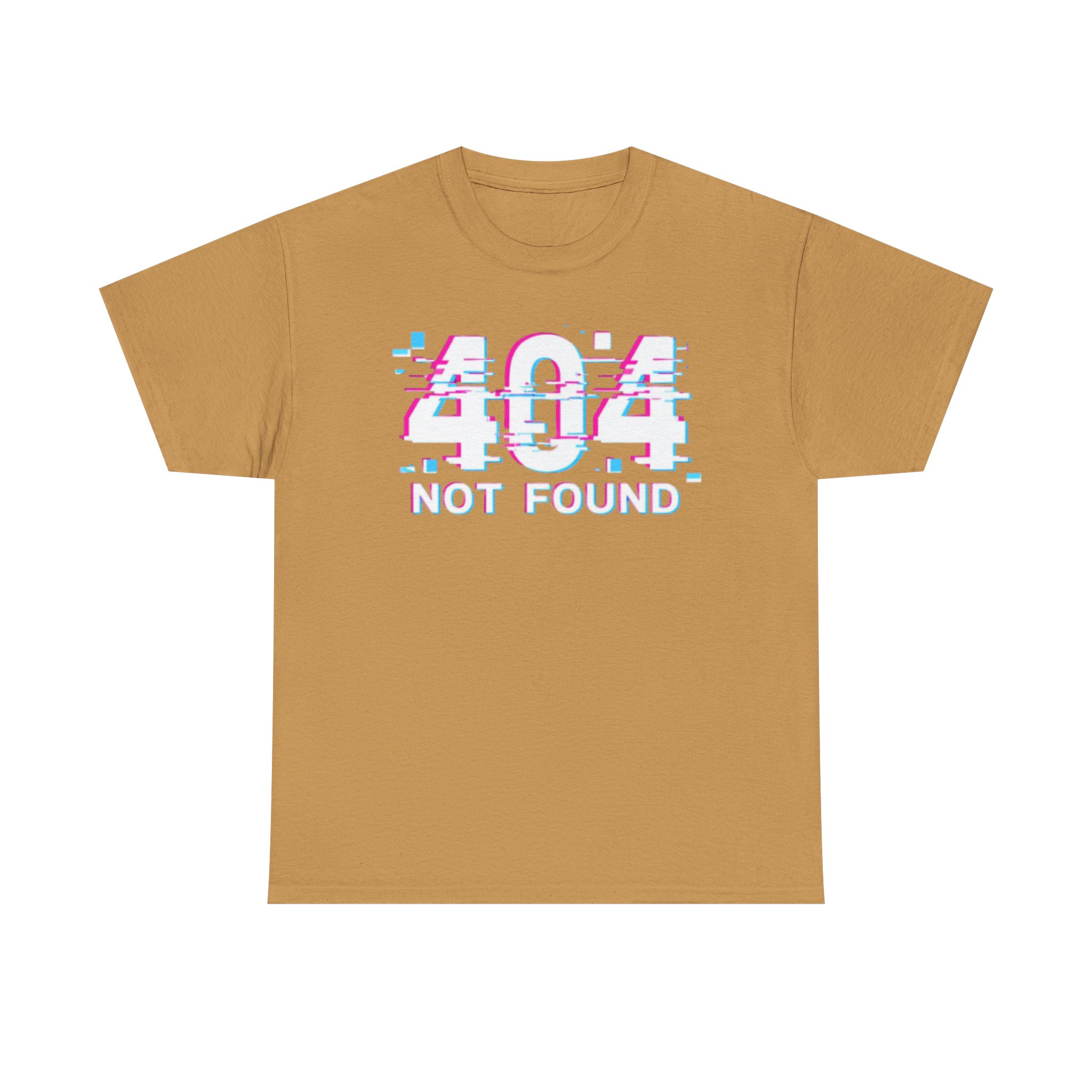 404 Not Found Unisex Heavy Cotton Tee, Trendy Graphic Shirt, Casual Everyday Wear, Gift for Tech Lovers, Unisex Tee - Image 5