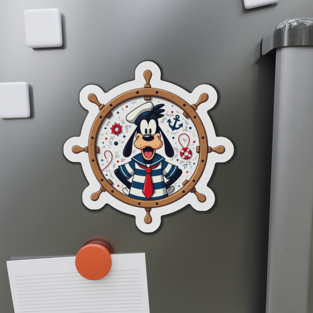 Nautical Goofy Magnet, Disney Cruise Line, Cruise Cabin Door Magnet - Image 5