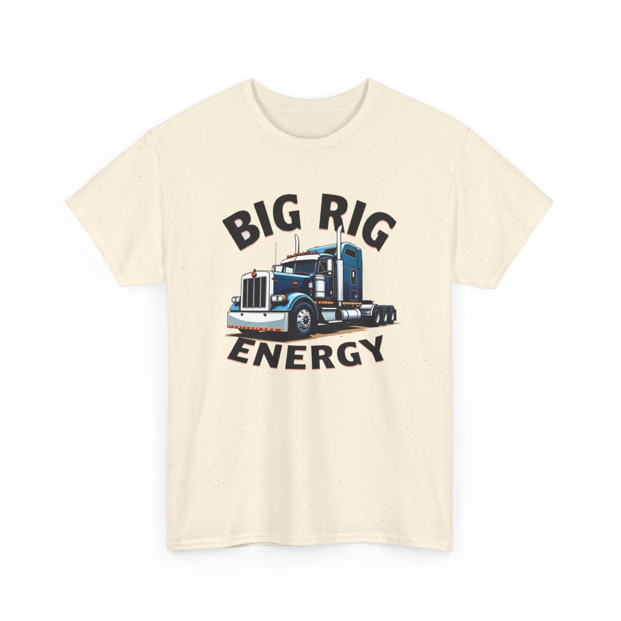 Big Rig Energy Unisex Heavy Cotton Tee, Funny Trucker Shirt, Gag Gift, Funny Truck Driver Shirt, Truck Lover Gift, Trucker Tee Shirt - Image 11