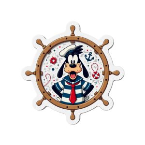 Nautical Goofy Magnet, Disney Cruise Line, Cruise Cabin Door Magnet