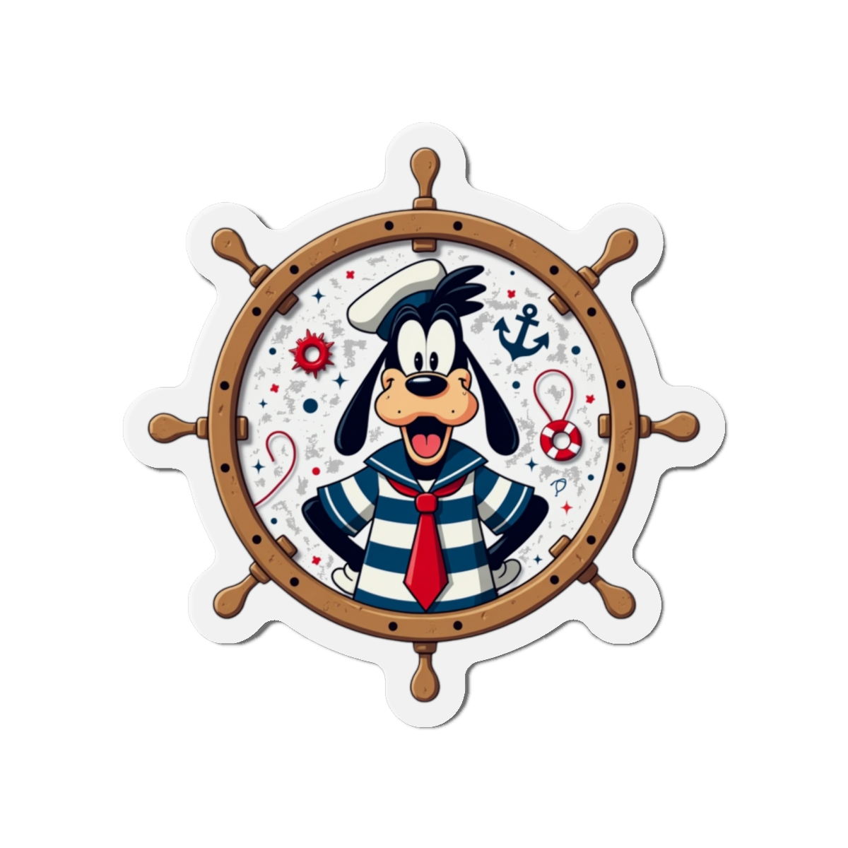 Nautical Goofy Magnet, Disney Cruise Line, Cruise Cabin Door Magnet