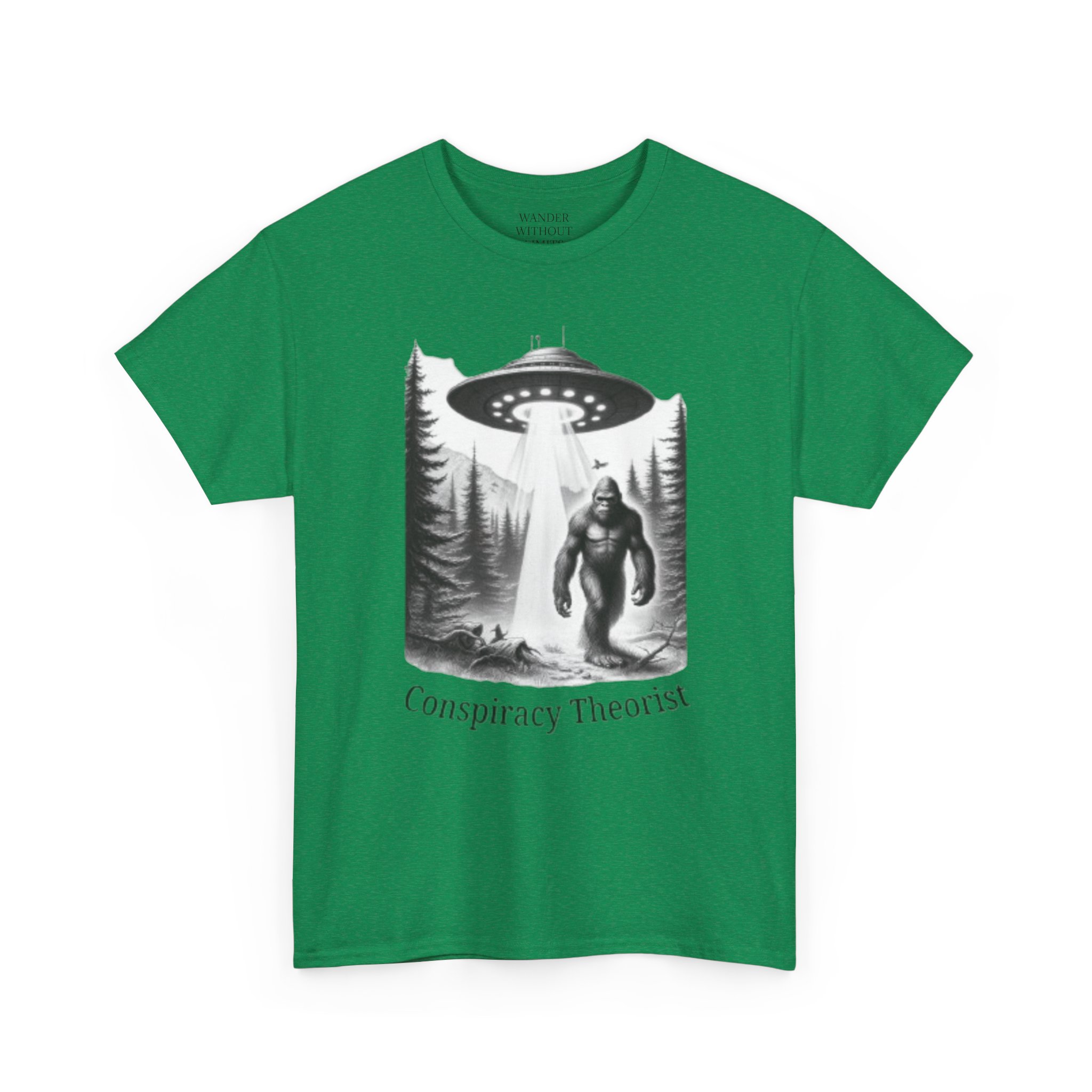 Funny Conspiracy Theory Unisex Tee, Yeti, UFO, Pacific Northwest Shirt for Camping, Aliens, Mythical Creatures, Conspiracy Theorists - Image 23