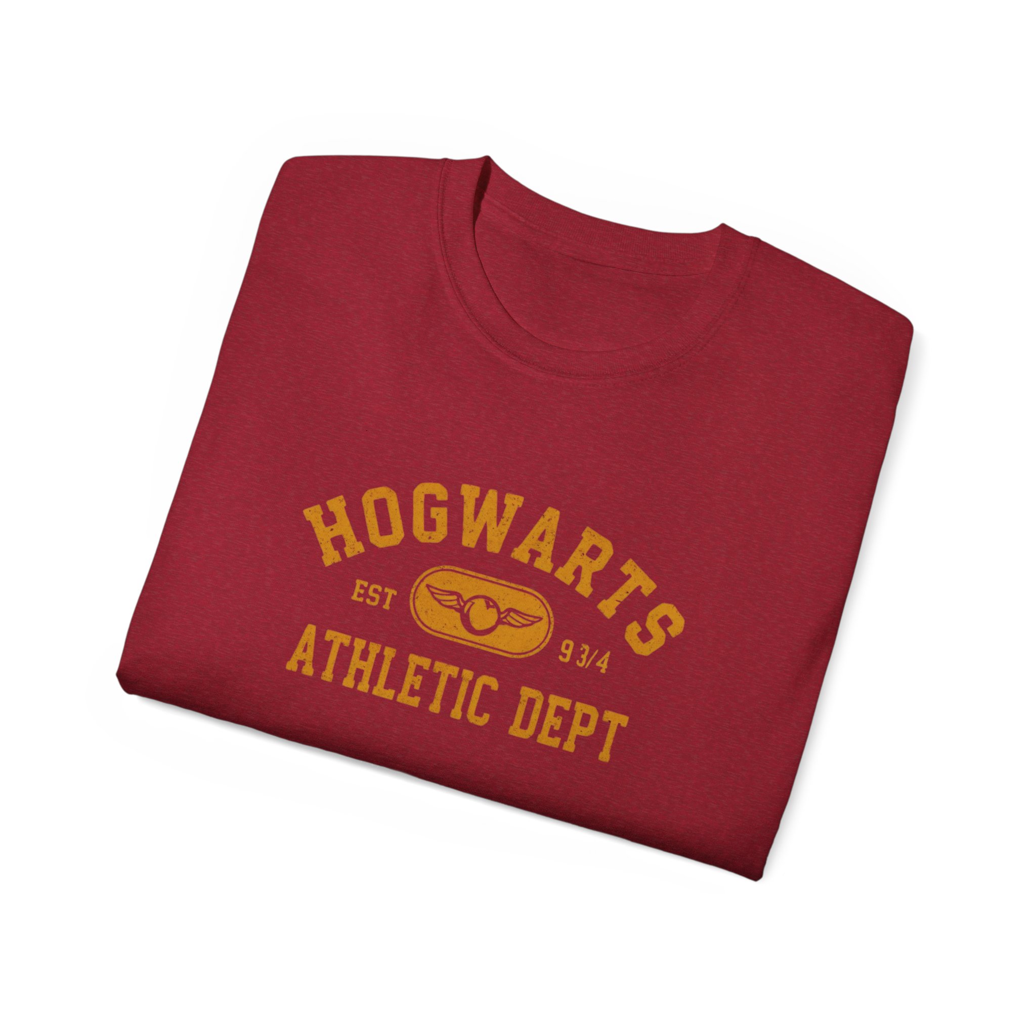 Hogwarts Athletic Dept T-Shirt, Unisex Cotton Tee for Fans, Gift for Potterheads, Cozy Wear for Casual Days, Perfect for Birthdays, - Image 24