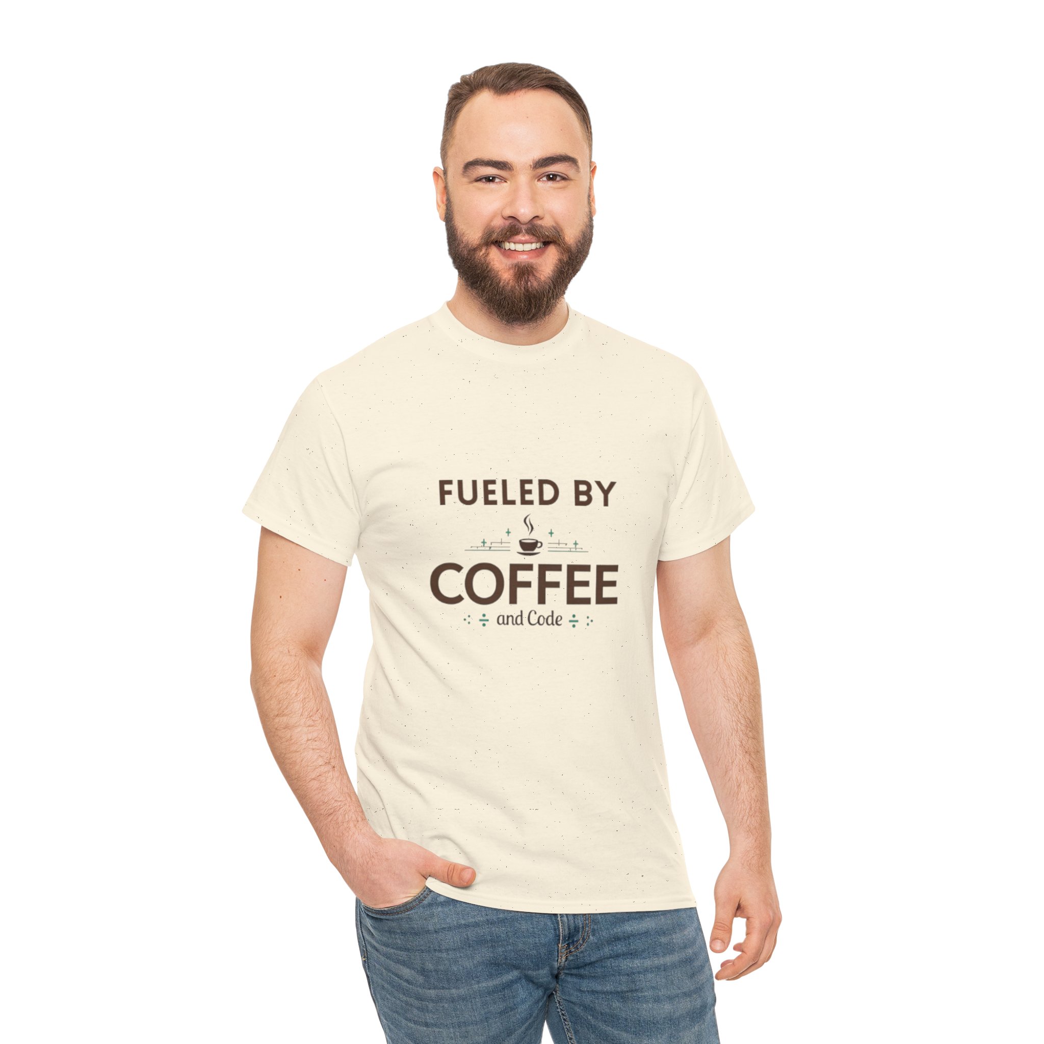 Fueled by Coffee and Code T-Shirt, Geeky Programmer Gift, Coffee Lover & Coder Shirt, Fun and Nerdy Design, Programmer Life Apparel - Image 13