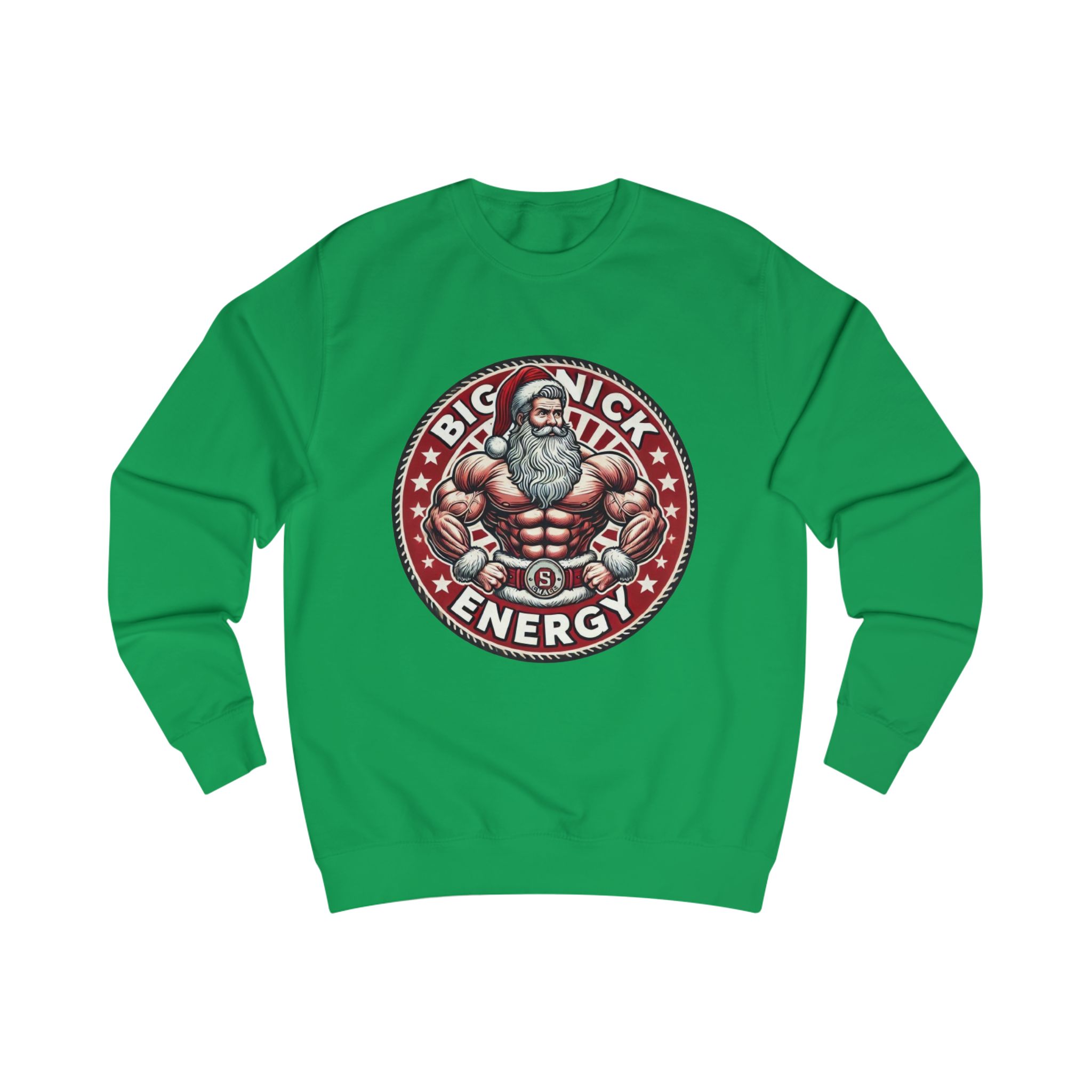 Big Nick Energy Unisex Sweatshirt, Funny Christmas Sweater, Ugly Xmas Jumper, Gag Christmas Gift, Sexy Santa Top - Image 9
