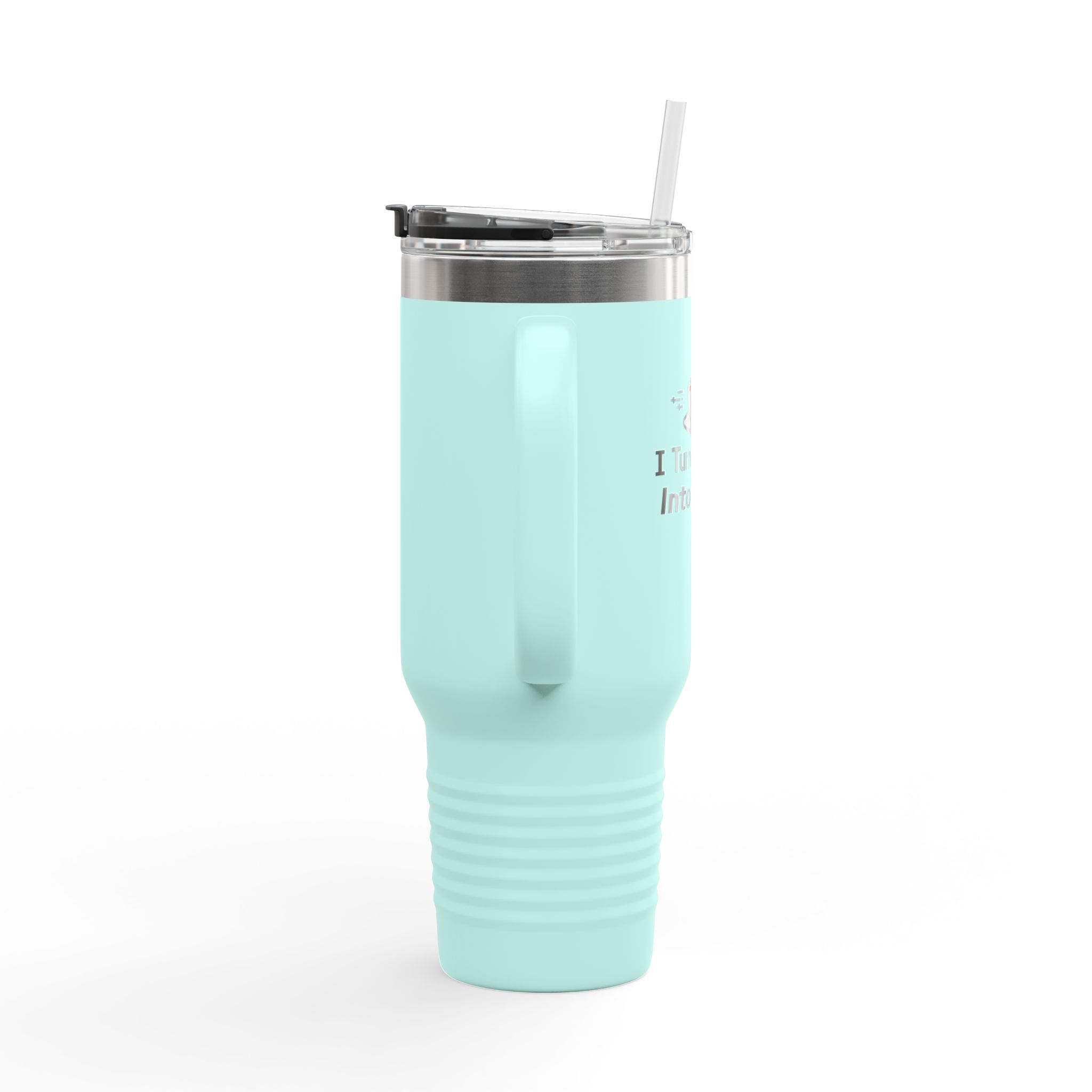 I Turn Coffee Into Code 40oz Insulated Travel Mug - Image 7