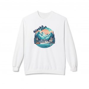 Alaska Cruise 2025 Sweatshirt, Mountain Trees Fjords Cruise Ship Jumper, Adventure Travel Vacation Top