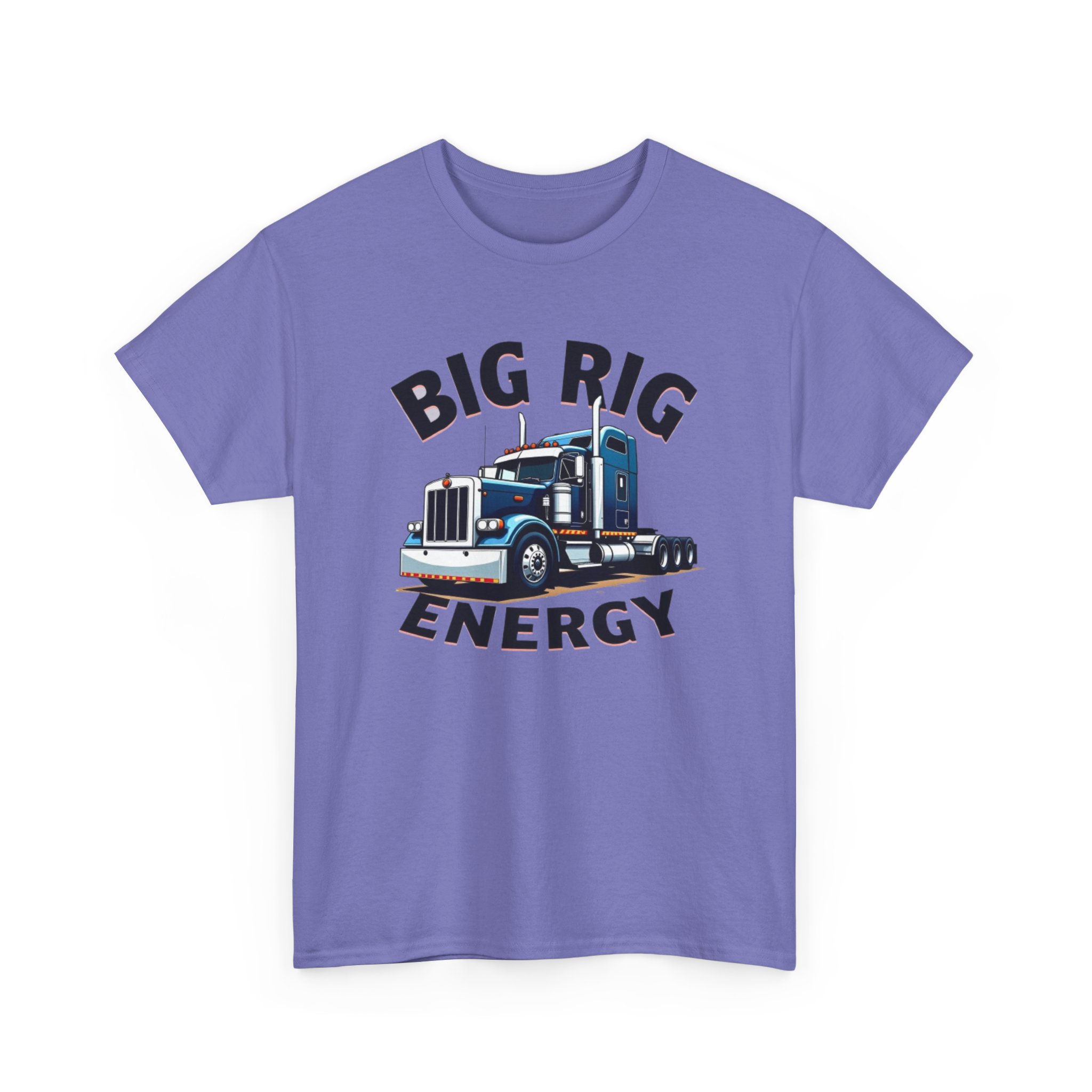 Big Rig Energy Unisex Heavy Cotton Tee, Funny Trucker Shirt, Gag Gift, Funny Truck Driver Shirt, Truck Lover Gift, Trucker Tee Shirt - Image 27