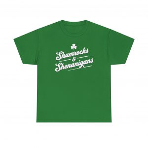 Shamrocks and Shenanigans St Patricks Day Tee, Group Bar Crawl Shirt, Unisex T-Shirt, Irish Party Top, Luck of the Irish Graphic Tee