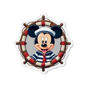 Disney Cruise Nautical Mickey Door Magnet,  Disney Fridge Magnets, Kitchen Decor, Fun Disney Cruise Souvenir