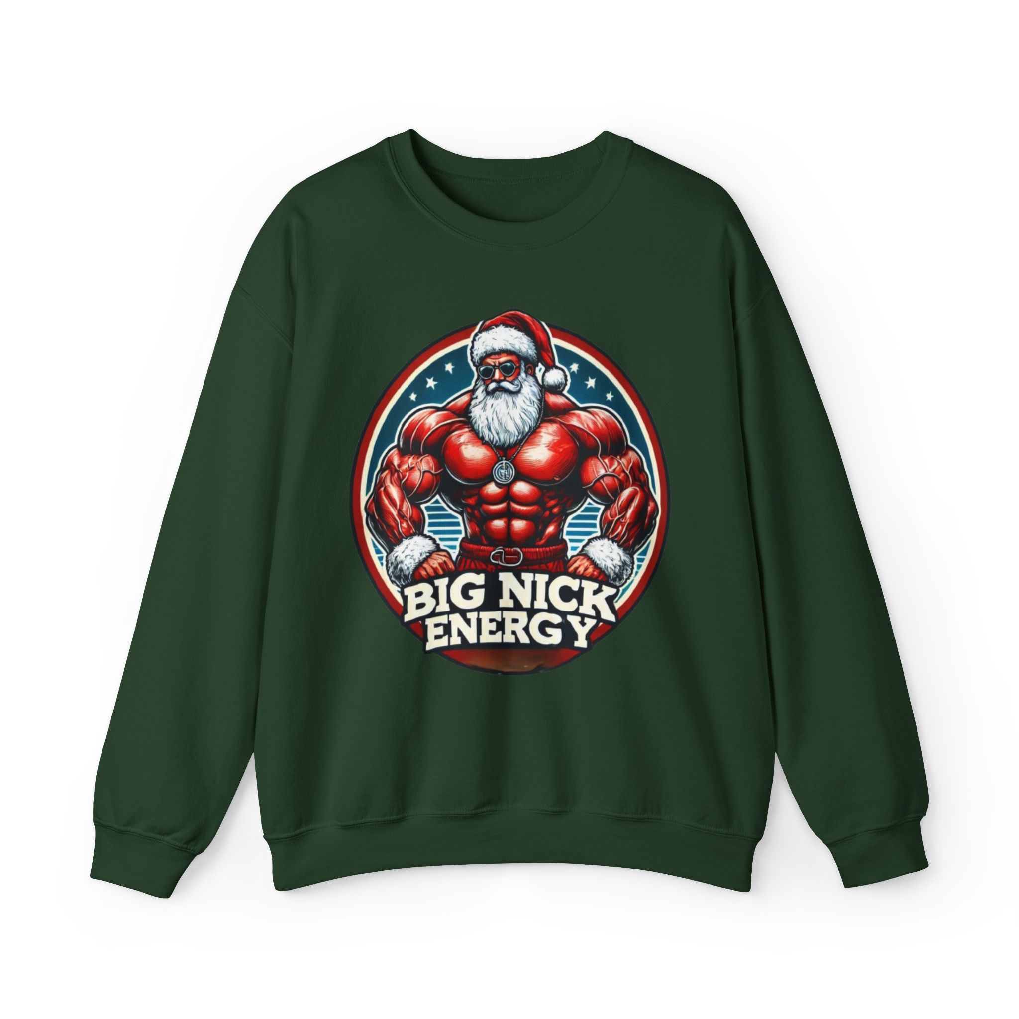 Big Nick Energy Unisex Sweatshirt, Funny Christmas Sweater, Ugly Xmas Jumper, Gag Christmas Gift, Sexy Santa Top - Image 13
