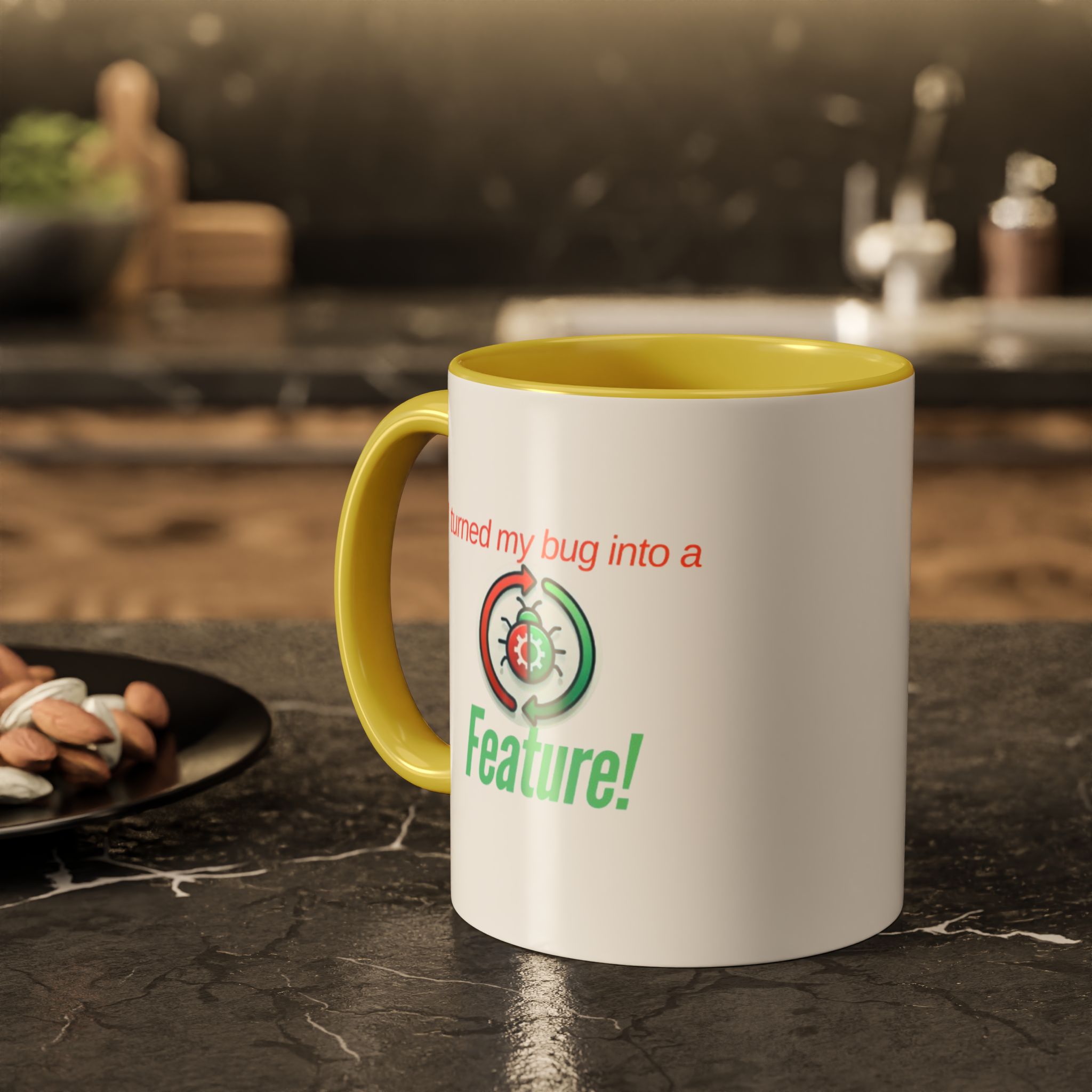 I Turned My Bug Into a Feature! Funny Programmer TwoTone Coffee Coding Humor Gift for Developers, Software Engineers and Tech Enthusiasts - Image 47