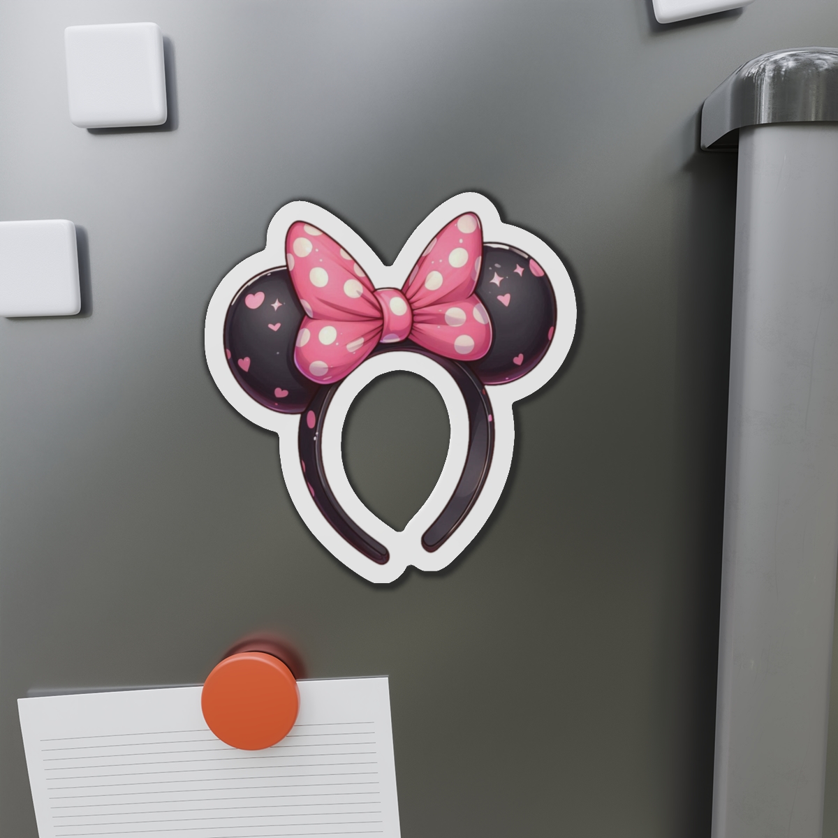Cute Minnie Mouse Ears Die-Cut Magnet, Magical Decor for Disney Lovers, Gifts for Kids, Party Favors, Home & Car Decoration - Image 5