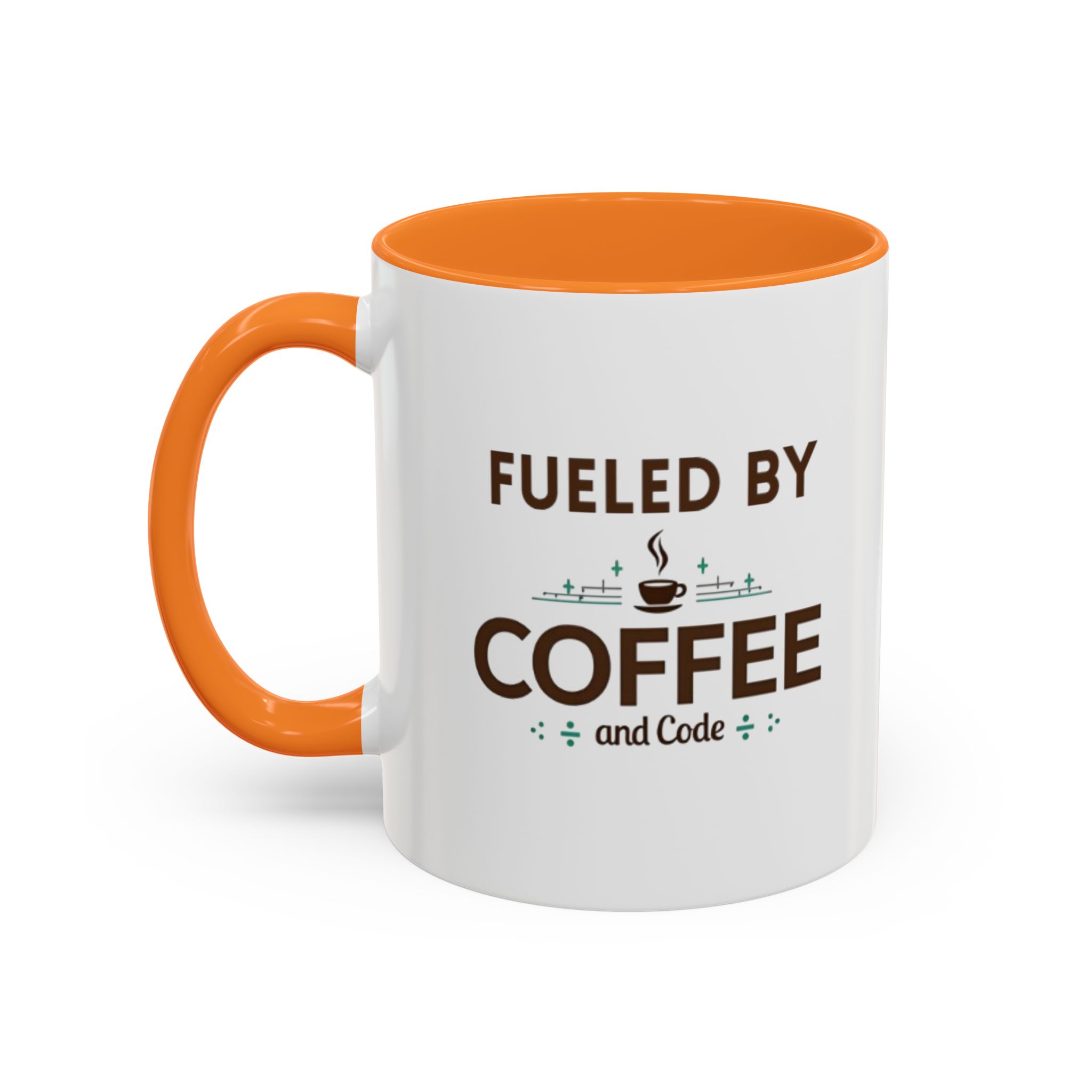 Fueled by Coffee and Code mug, fun colors, programmer humor, funny coffee cup - Image 18