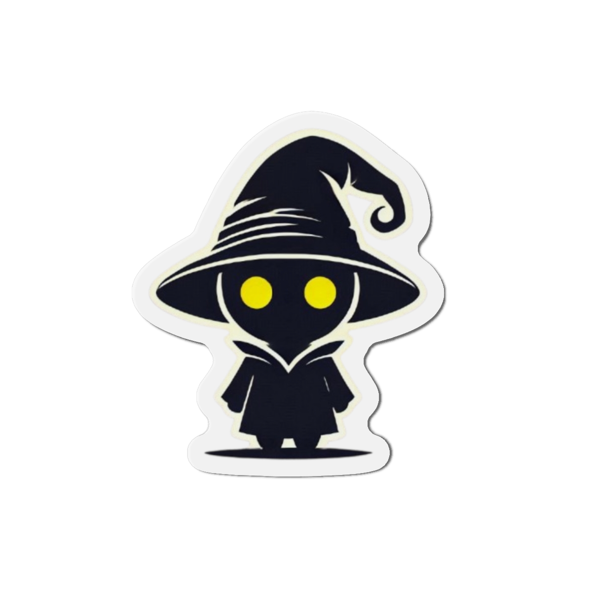 Adorable Black Mage-Inspired Die-Cut Magnet Fantasy Gaming Décor FFIX Vivi - Image 13
