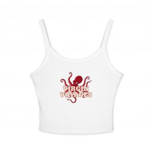 Virgin Voyages Cruise Line Octopus tank top, Spaghetti strap crop top