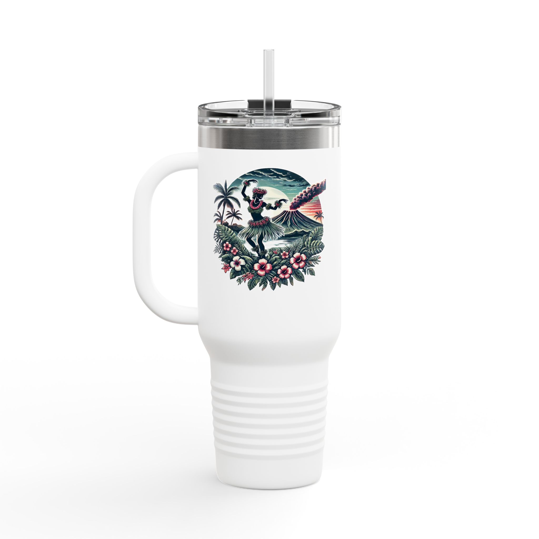 Tropical Paradise 40oz Insulated Travel Mug - Image 4