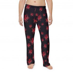 Virgin Voyages Men's Pajama Party Bottoms, Octopus Cruise Lounge Pants, Sleepwear, Lounge Bottoms, Cruise Wear