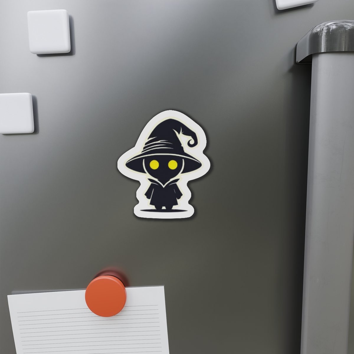 Adorable Black Mage-Inspired Die-Cut Magnet Fantasy Gaming Décor FFIX Vivi - Image 8