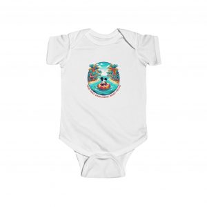 Infant Mickey Mouse Onesie, Disney Cruise Line baby, Tropical Vacation Top, Aulani, Florida, Caribbean, Disney World, Disneyland, Palm Trees
