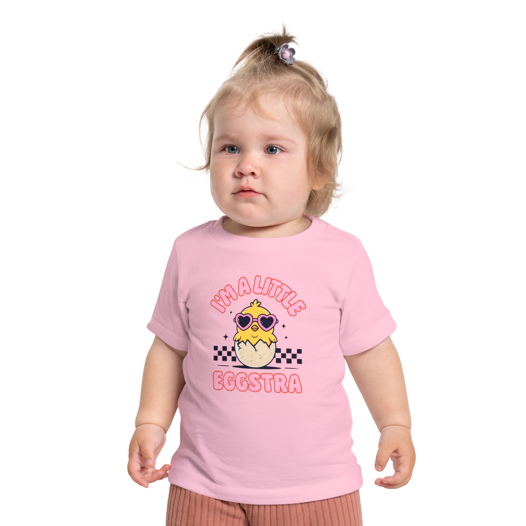 Cute Baby Easter T-Shirt | I'm a Little Eggstra | Toddler Gear, Easter Outfit, Fun Kids Tee - Image 11