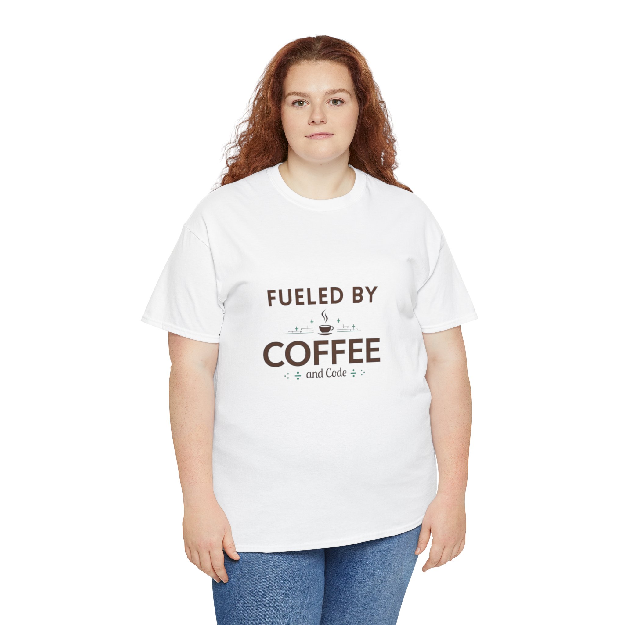 Fueled by Coffee and Code T-Shirt, Geeky Programmer Gift, Coffee Lover & Coder Shirt, Fun and Nerdy Design, Programmer Life Apparel - Image 6