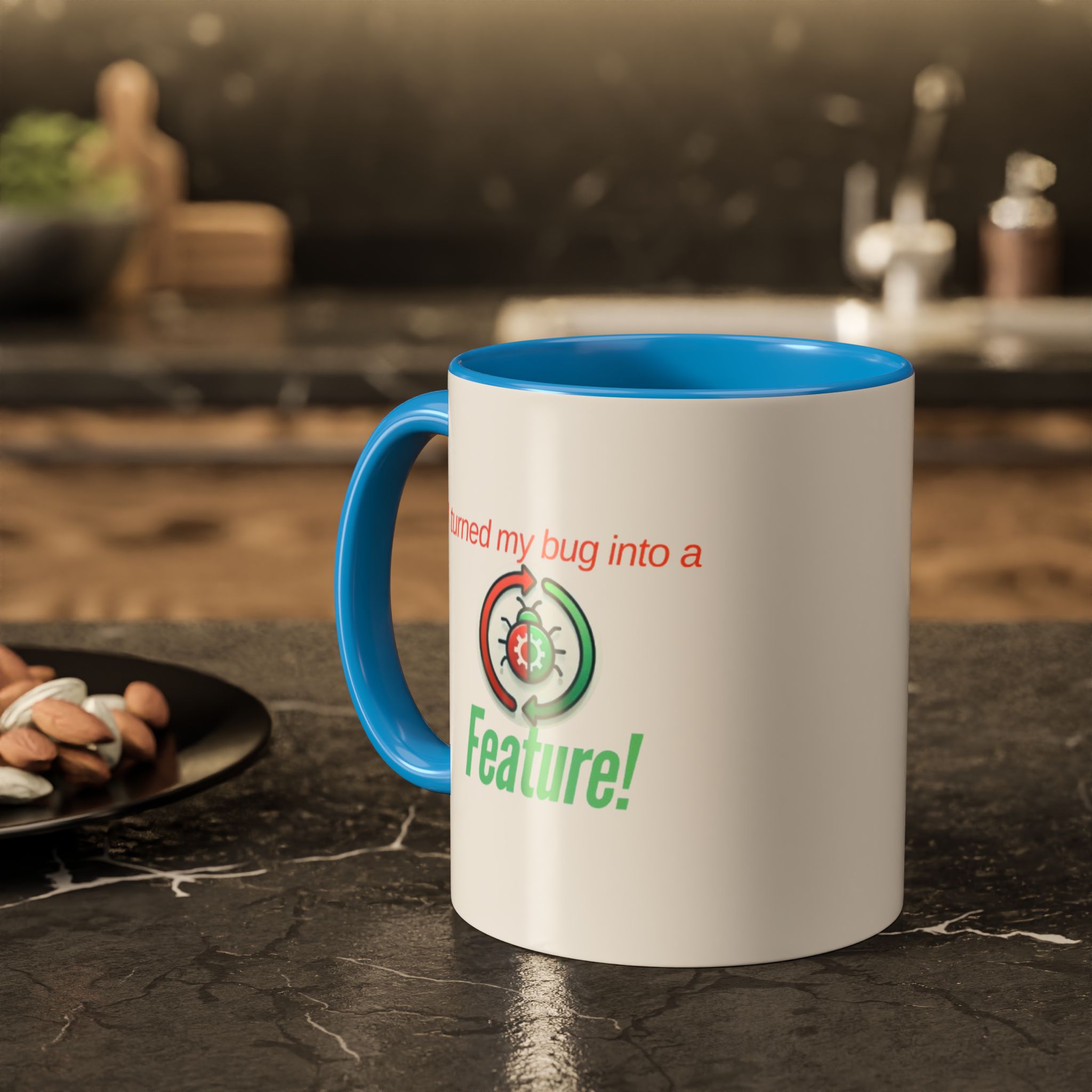 I Turned My Bug Into a Feature! Funny Programmer TwoTone Coffee Coding Humor Gift for Developers, Software Engineers and Tech Enthusiasts - Image 23