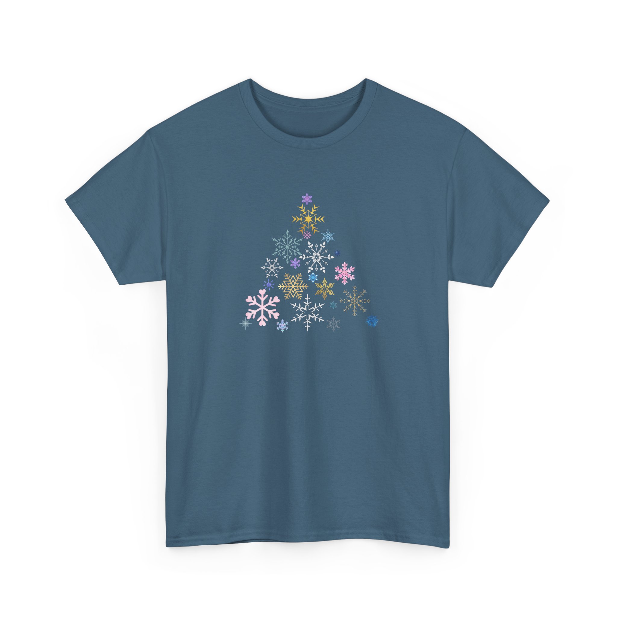 Christmas Tree Snowflake T-Shirt, Festive and Fun, Colorful Design, Holiday Tee for Winter Celebrations, Unisex Cotton Tee, Christmas Gift - Image 27
