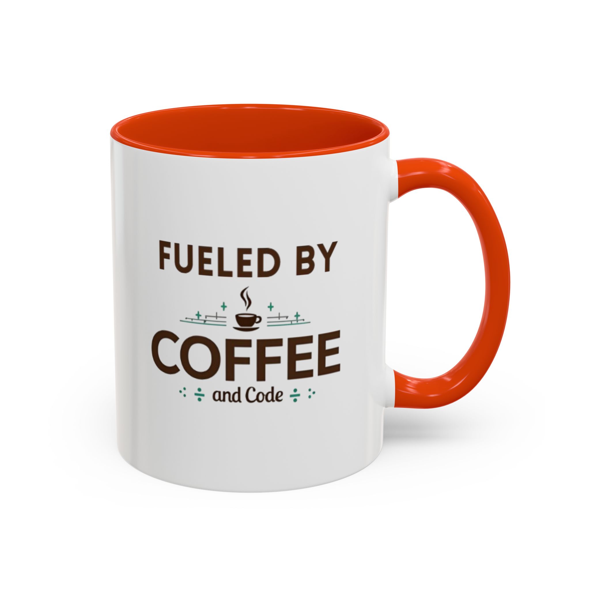 Fueled by Coffee and Code mug, fun colors, programmer humor, funny coffee cup - Image 41