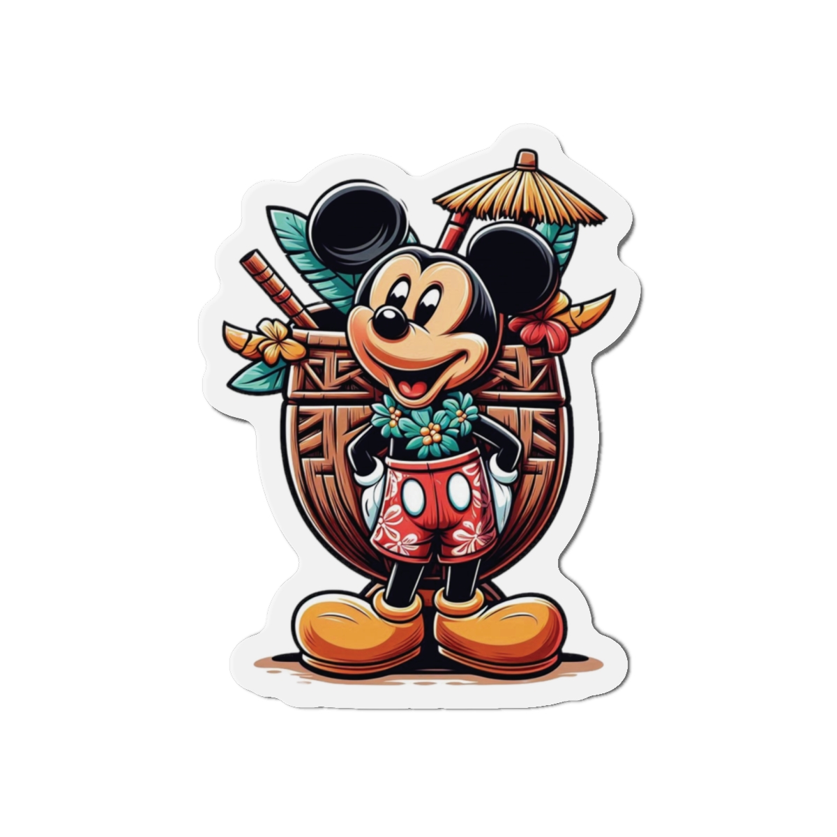 Disney Cruise Door Magnets, Tropical Mickey Design, Fun Fridge Magnets, Cute Kitchen Decor, Mickey Mouse Fan Gift, Refrigerator Accessories - Image 2