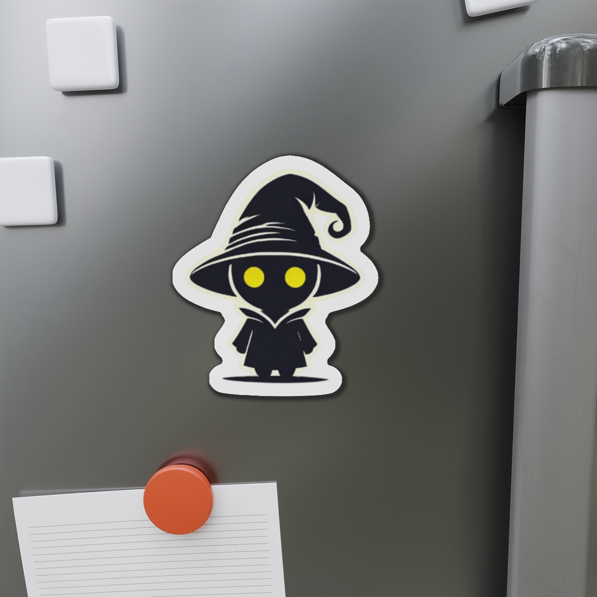 Adorable Black Mage-Inspired Die-Cut Magnet Fantasy Gaming Décor FFIX Vivi - Image 11