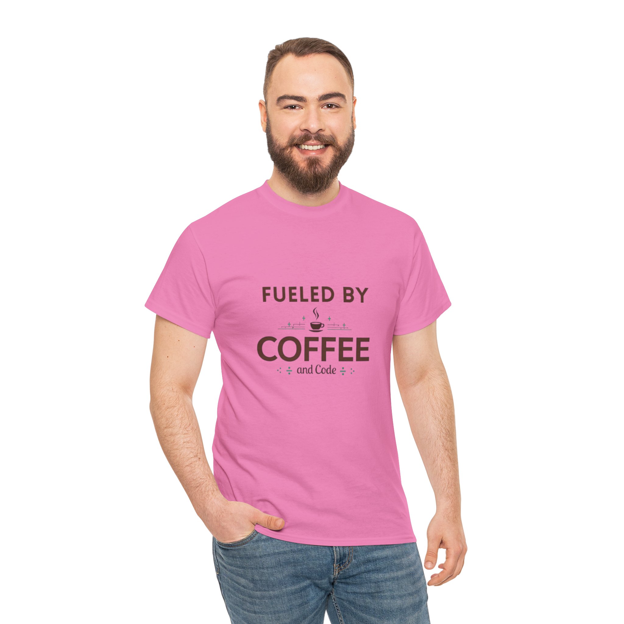 Fueled by Coffee and Code T-Shirt, Geeky Programmer Gift, Coffee Lover & Coder Shirt, Fun and Nerdy Design, Programmer Life Apparel - Image 25