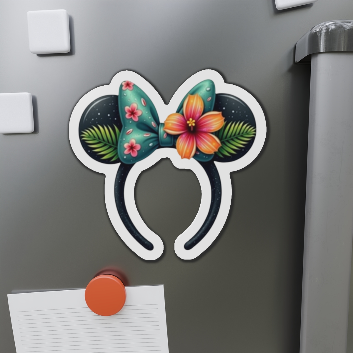 Disney Cruise Line Door Magnet, Minnie Tropical Ears Headband, Cabin Door Decor, Fridge Magnet, Cruise Vacation Gift, - Image 5