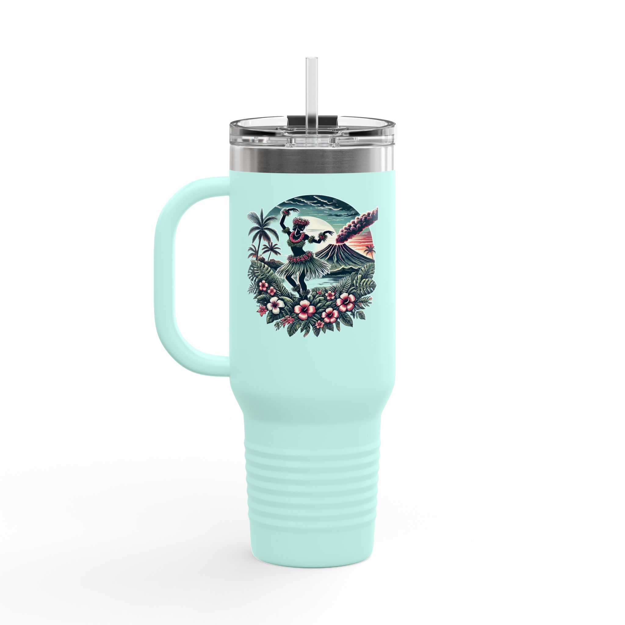 Tropical Paradise 40oz Insulated Travel Mug - Image 8